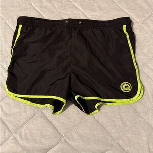 Zara Black Shorts with White Mesh Lining